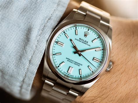 rolex oyster perpetual tiffany blue 2020|rolex tiffany blue 36mm price.